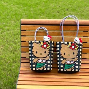 Black Kitty Tote Bag