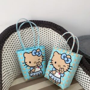 Blue Kitty Tote Bag