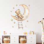 Bear Moon Star Wall Stickers