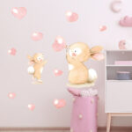 Cute Bunny Wall Stickers