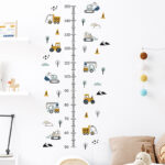 Cartoon Wall Stickers Height Measurement