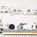 Engineering Cars Wall Decals