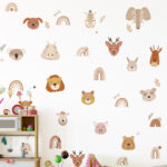 Animal Rainbow Wall Stickers