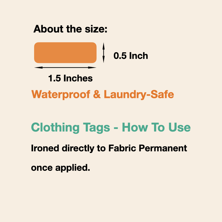 104 Pcs Bluey Iron On Clothing Name Labels - Image 7