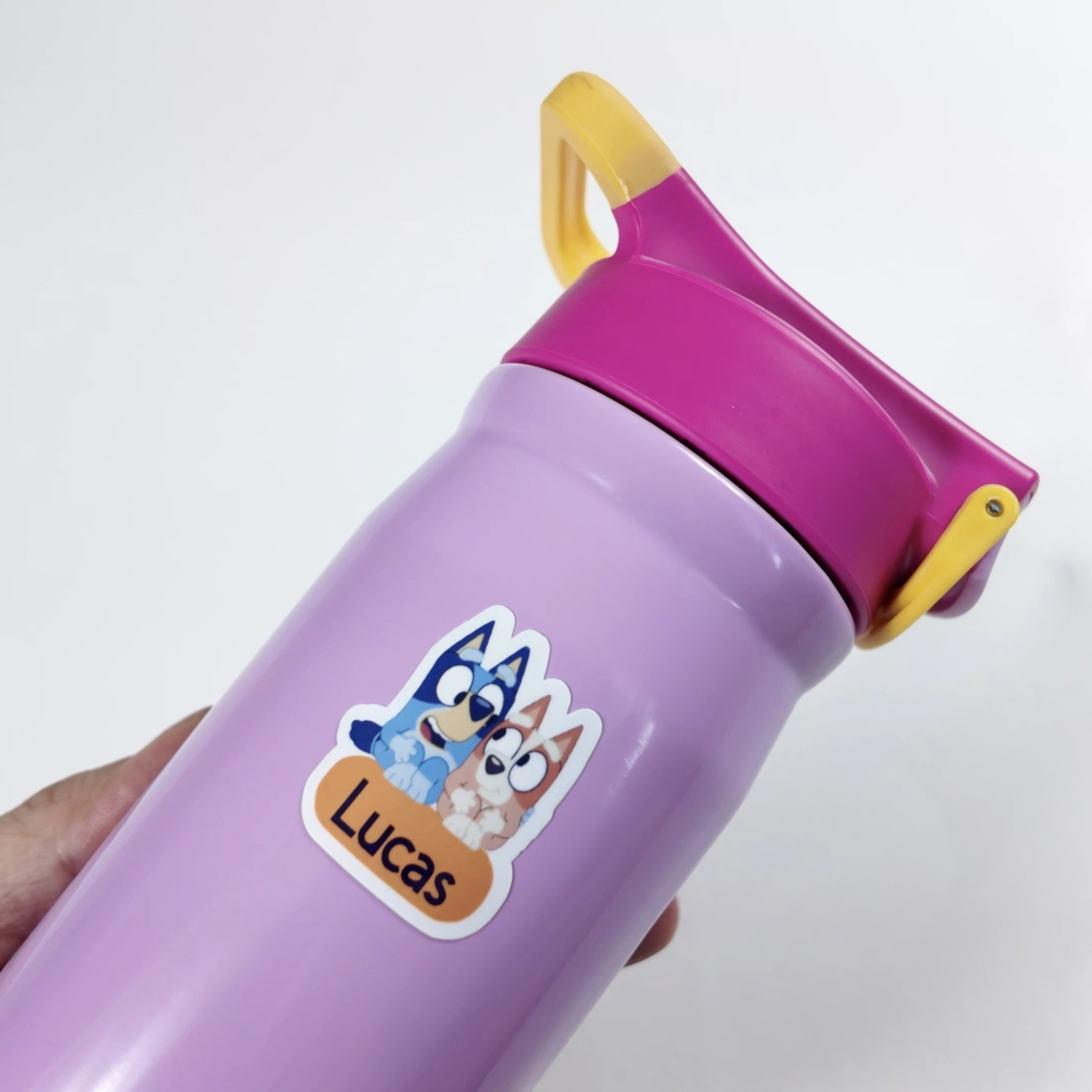 62 Pcs Bluey Inspired Waterproof Name Stickers - Image 4