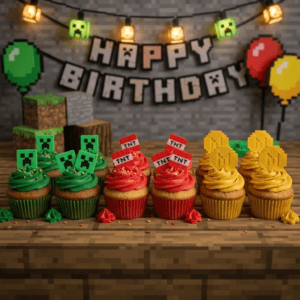 Personalised Minecraft Inspired Minecoins, TNT Coins, Creeper Coins, 3D Printed, Cake Toppers, Birthday Party Favors, Decorations, Cupcake Toppers, Kids Gifts
