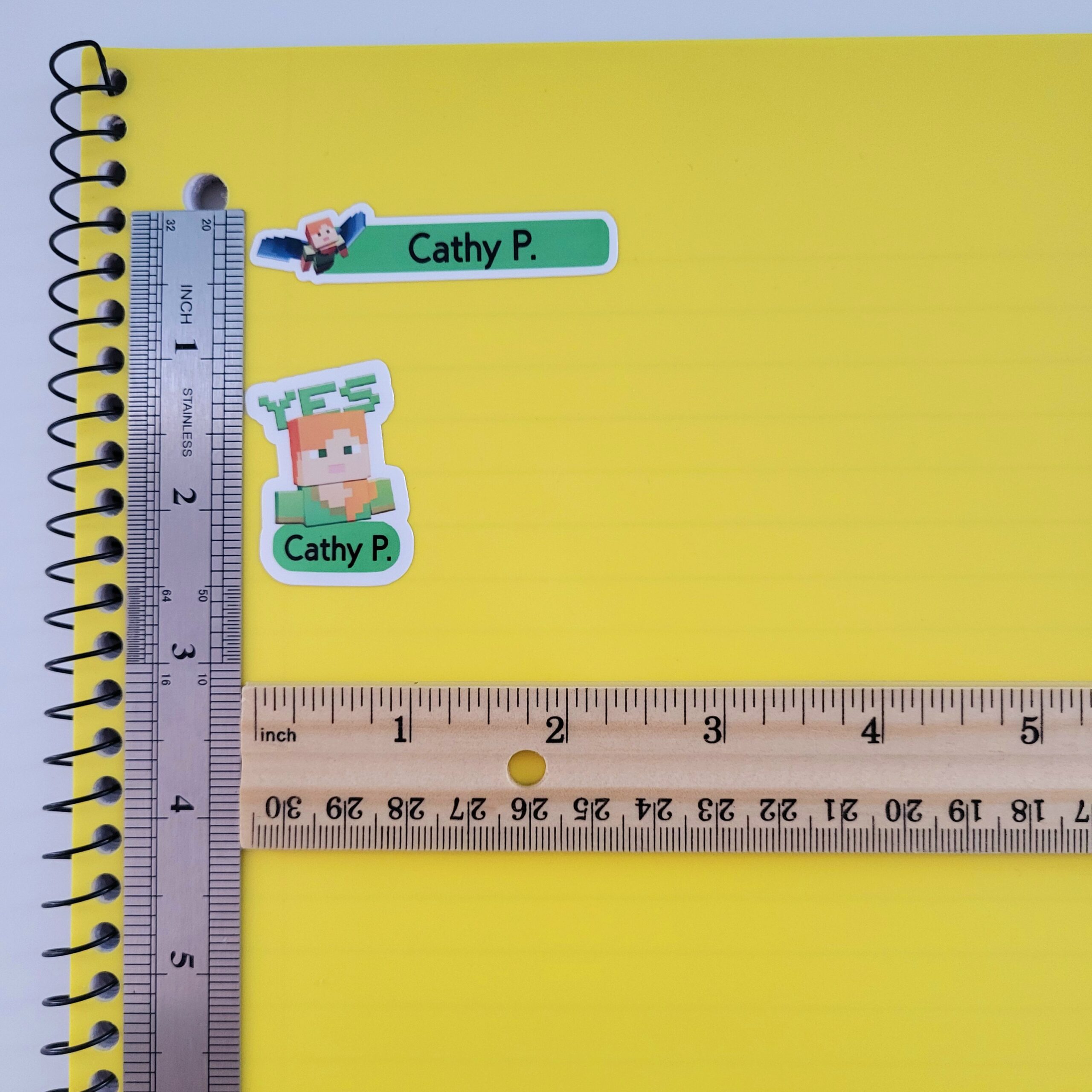 62 Pcs Minecraft Inspired Waterproof Name Sticker, Sticker, Daycare Label, School Supply Sticker, Gift for Minecraft Fans - Image 6
