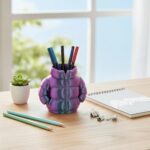 3D Printed Jacket Pencil/Brush Holder, Multi-color Desk Organizer, Unique Home & Office Decor,  Game Room Decor, Gift for Students, Gamer
