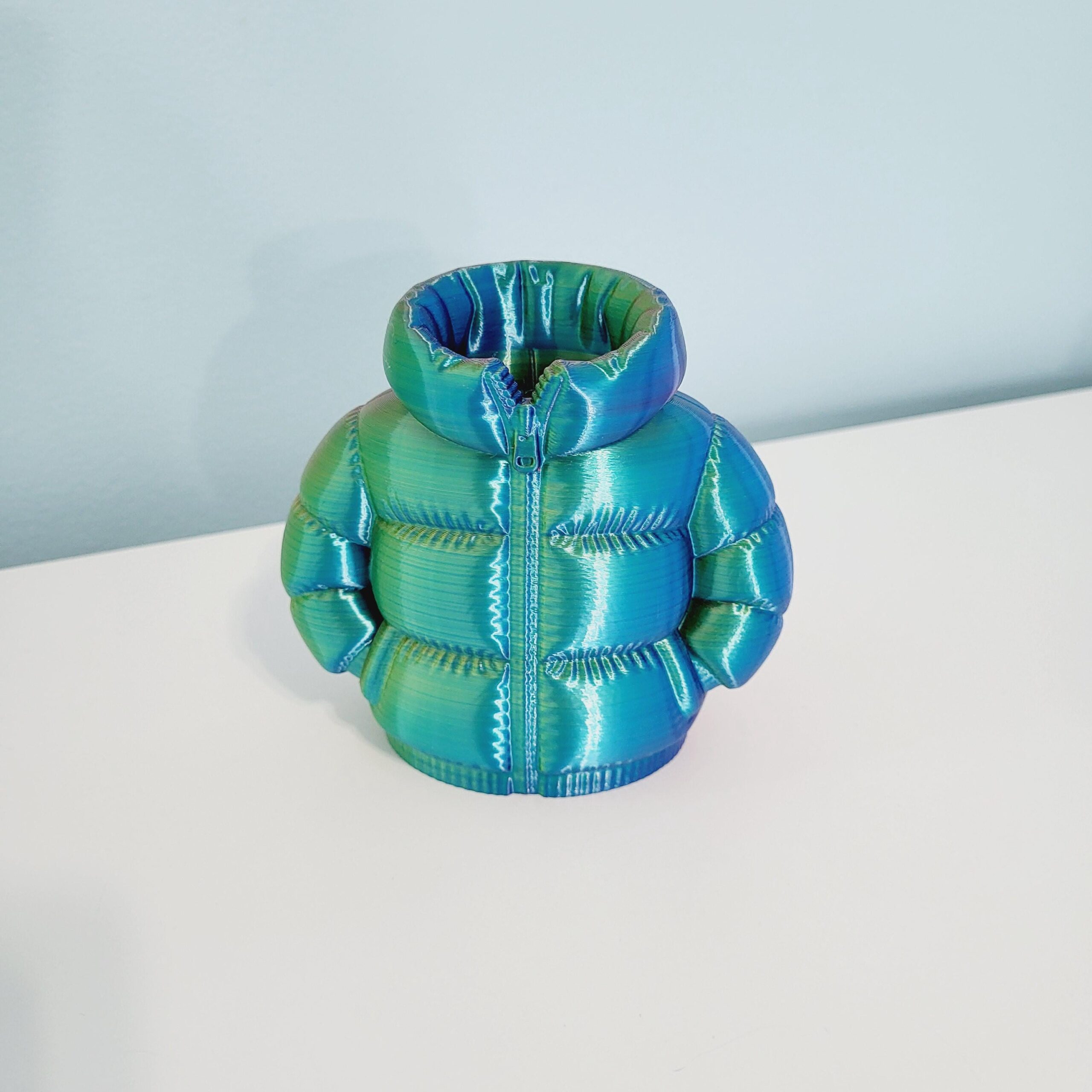 3D Printed Jacket Pencil/Brush Holder, Multi-color Desk Organizer, Unique Home & Office Decor, Game Room Decor, Gift for Students, Gamer - Image 4