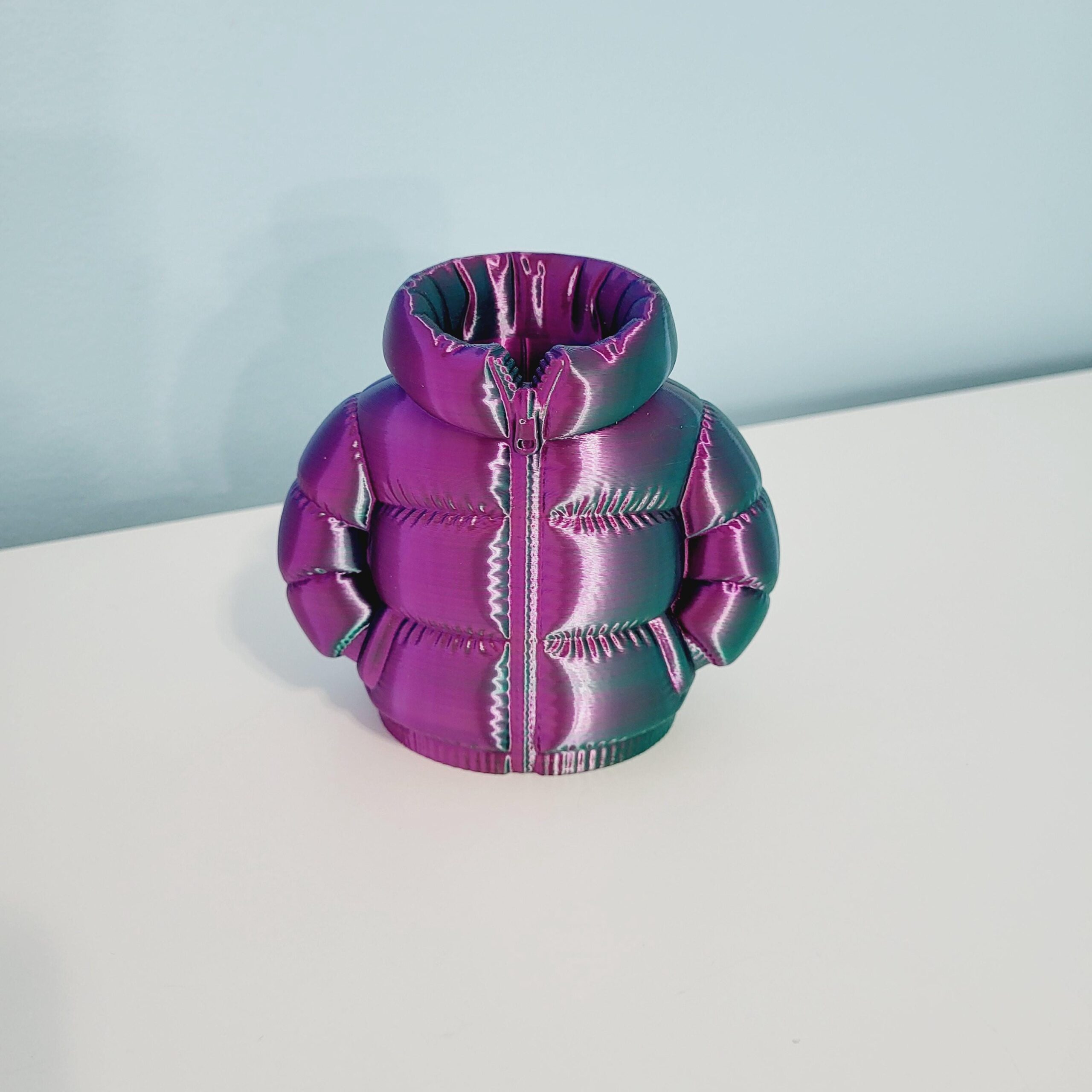 3D Printed Jacket Pencil/Brush Holder, Multi-color Desk Organizer, Unique Home & Office Decor, Game Room Decor, Gift for Students, Gamer - Image 5