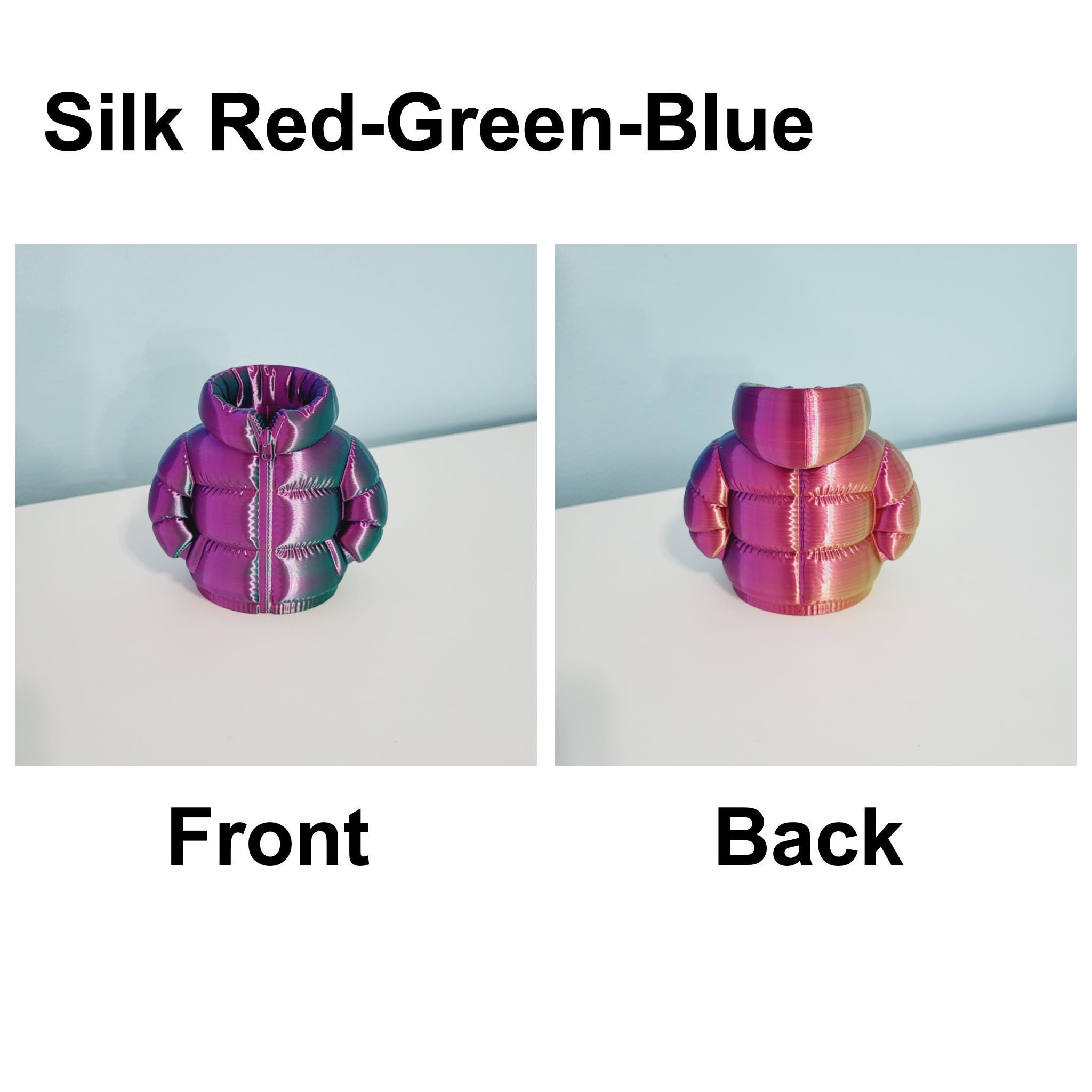 3D Printed Jacket Pencil/Brush Holder, Multi-color Desk Organizer, Unique Home & Office Decor, Game Room Decor, Gift for Students, Gamer - Image 12