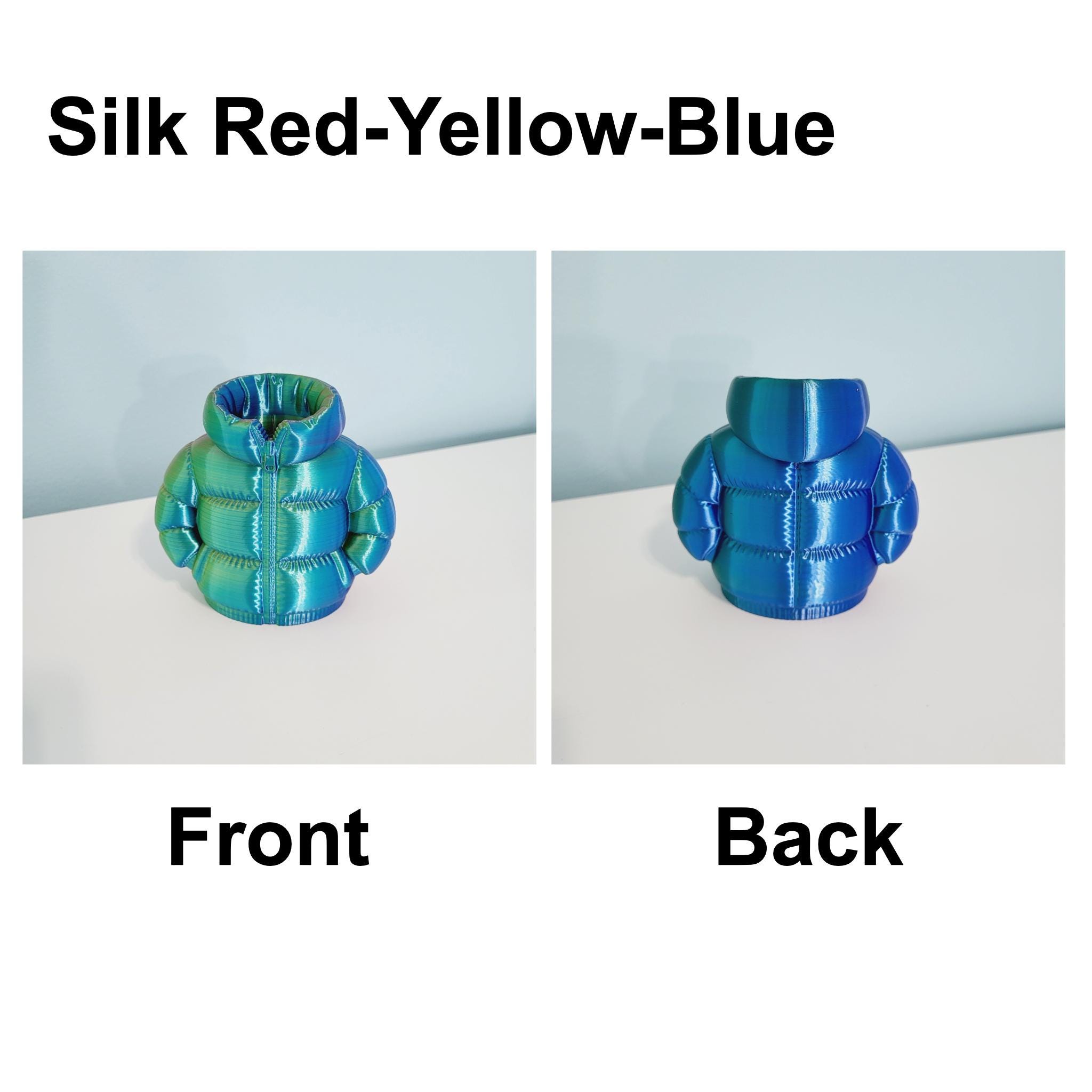 3D Printed Jacket Pencil/Brush Holder, Multi-color Desk Organizer, Unique Home & Office Decor, Game Room Decor, Gift for Students, Gamer - Image 11