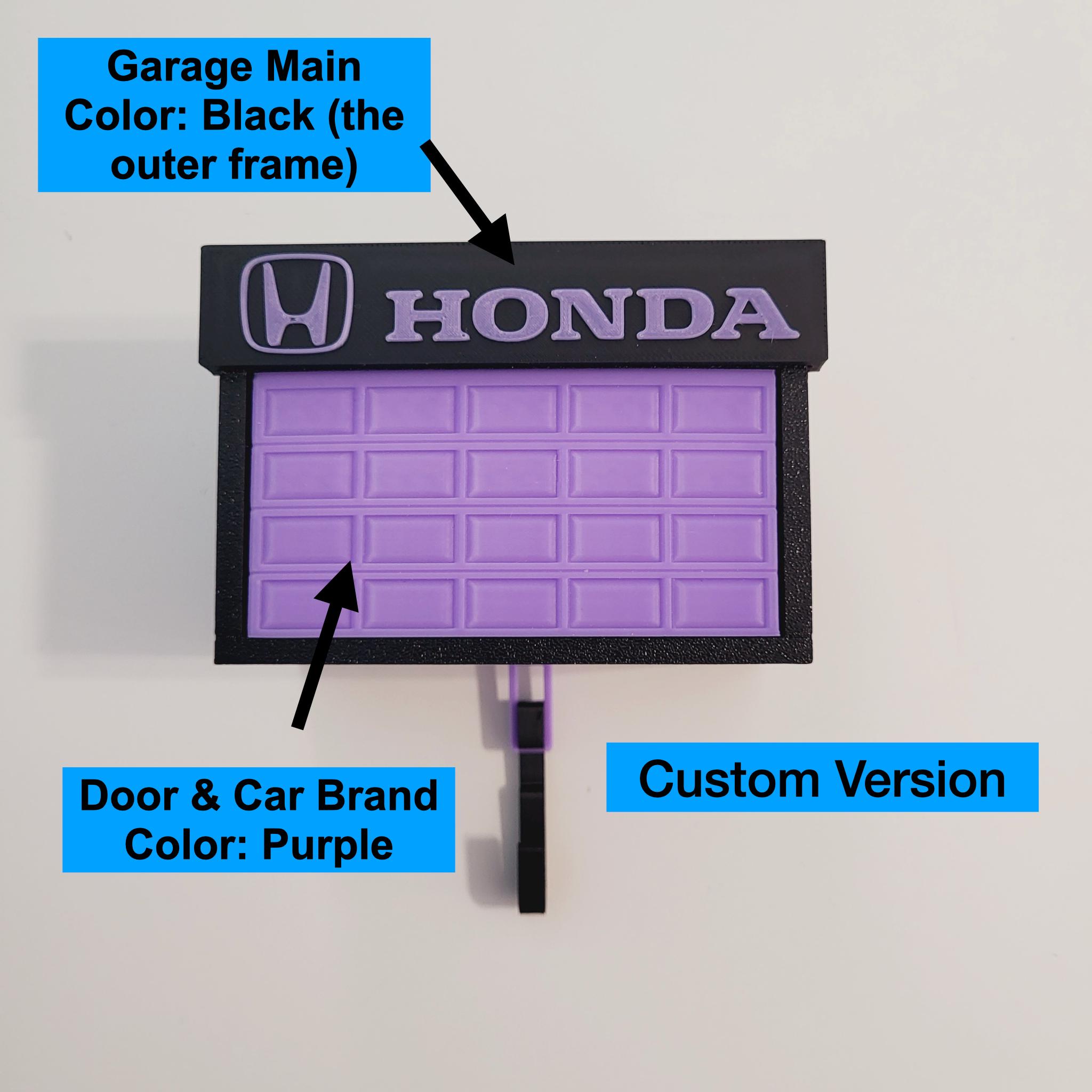Mini Garage Key Holder with Opening Door | Wall Mounted Car Key Organizer | Hidden Toy Car Display with Custom Car Logo | Gift for Car Lover - Image 14
