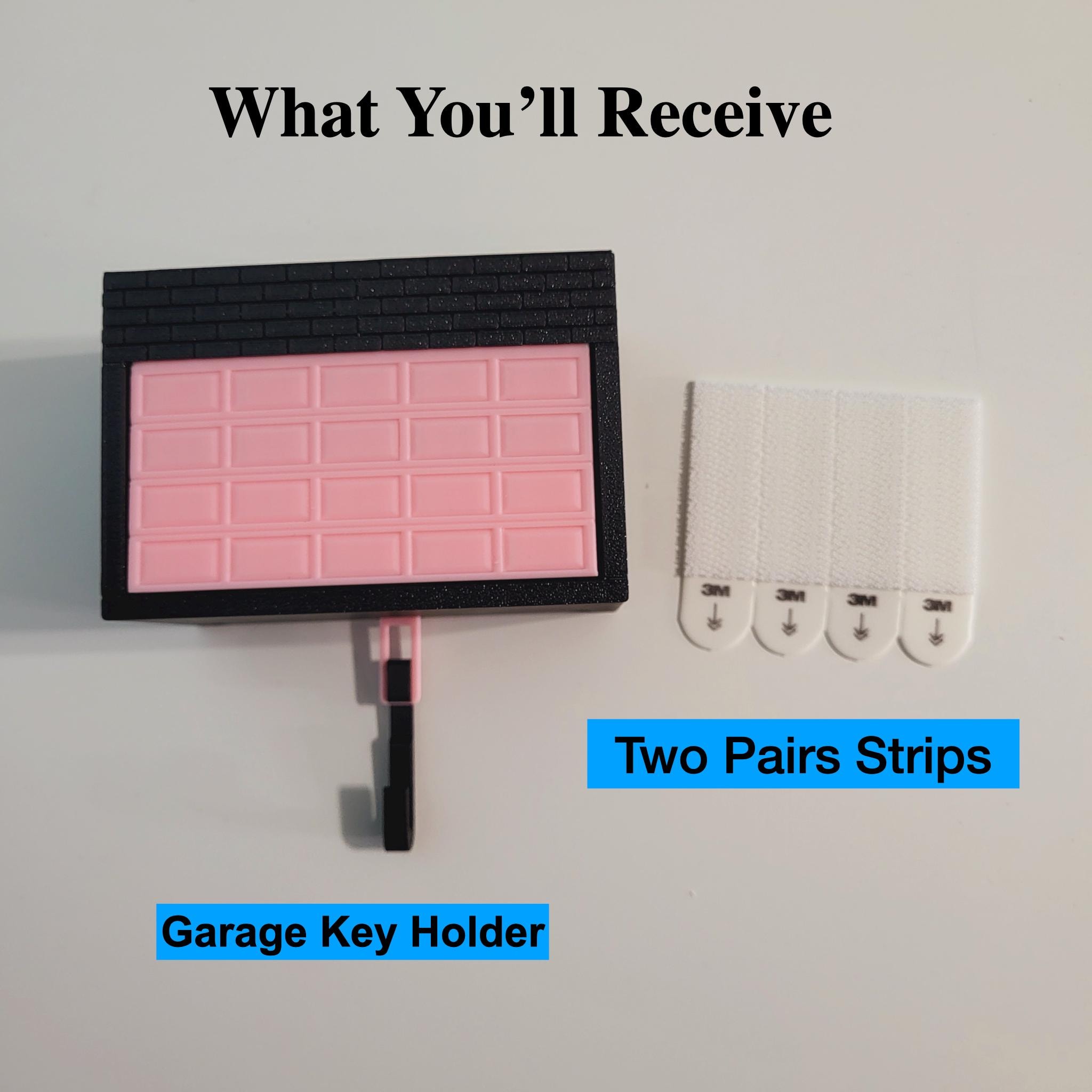 Mini Garage Key Holder with Opening Door | Wall Mounted Car Key Organizer | Hidden Toy Car Display with Custom Car Logo | Gift for Car Lover - Image 17