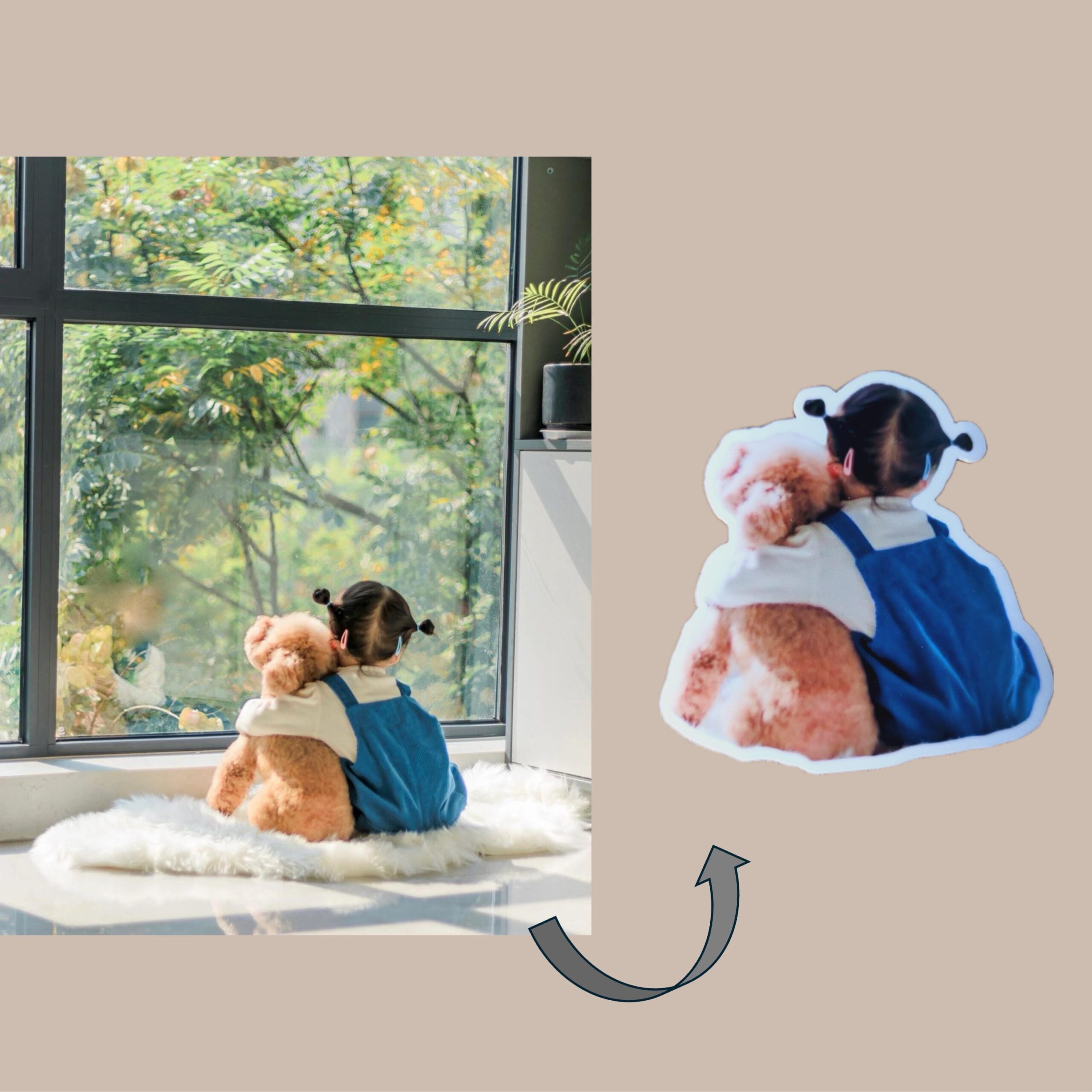 Custom Pet Sticker, Waterproof Custom Dog Sticker, Personalized Pet Sticker - Removable Vinyl, Glossy Stickers, Pet Photo Print - Image 8