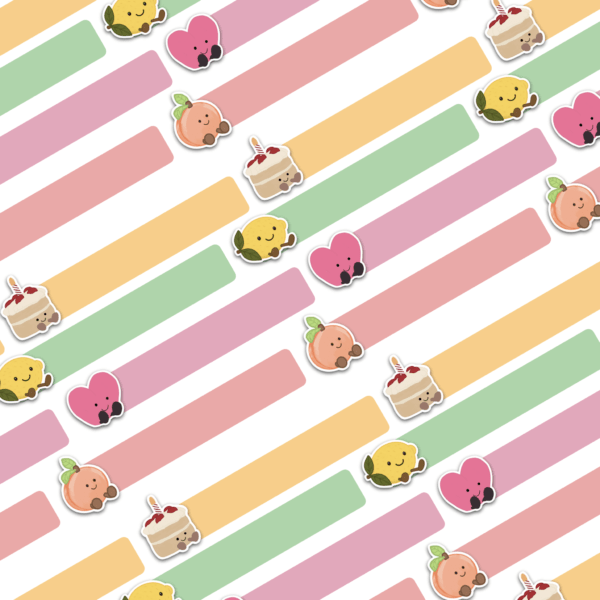 88 Pcs Jellycat Style School Name Stickers
