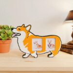 Personalized Pet Photo Frame | Cute Dog-Shaped Photo Frame | Dog Photo Frame | Dog Memorial Gift| Pet Lover Gift | Picture Frame | Dog Gift
