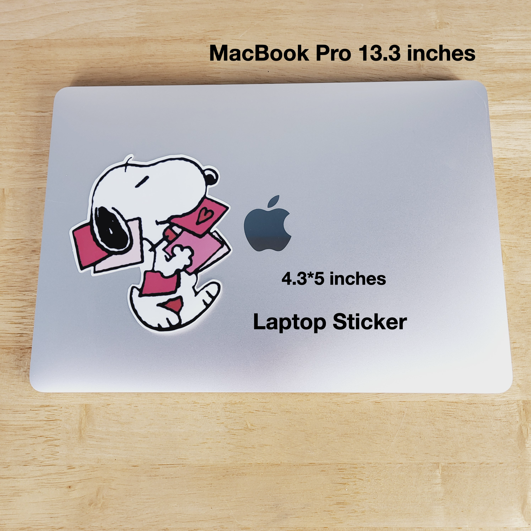Valentine Snoopy Sticker, Peanuts Sticker, Pink Heart Mail Sticker, Snoopy Decal Sticker for Phones, Laptops, Tablets, iPad, Water Bottle Sticker - Image 3