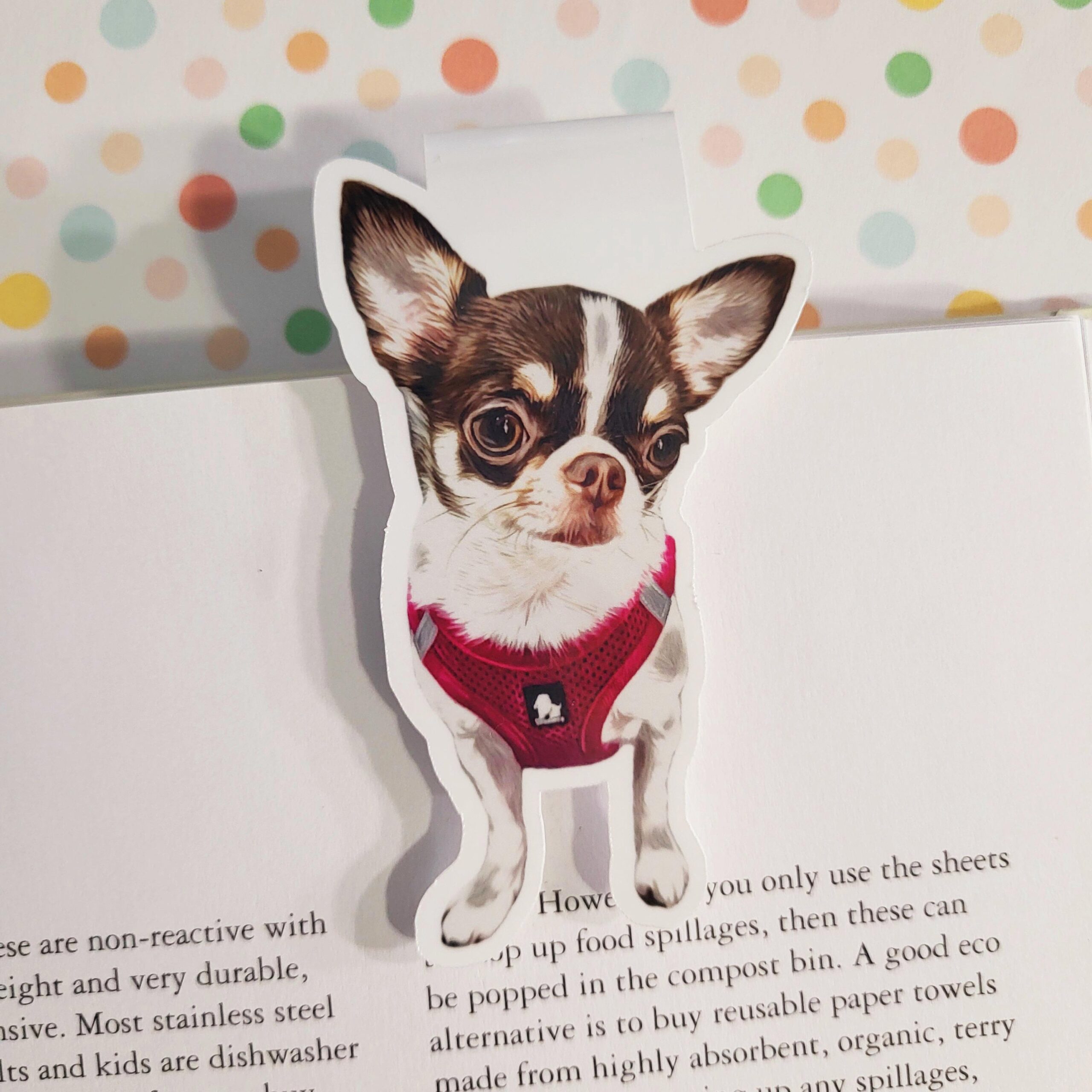 Custom Dog Photo Bookmarks, Personalized Magnetic Pet Bookmark, Custom Pet Bookmark, Book Accessories Gift for Reader - Image 2