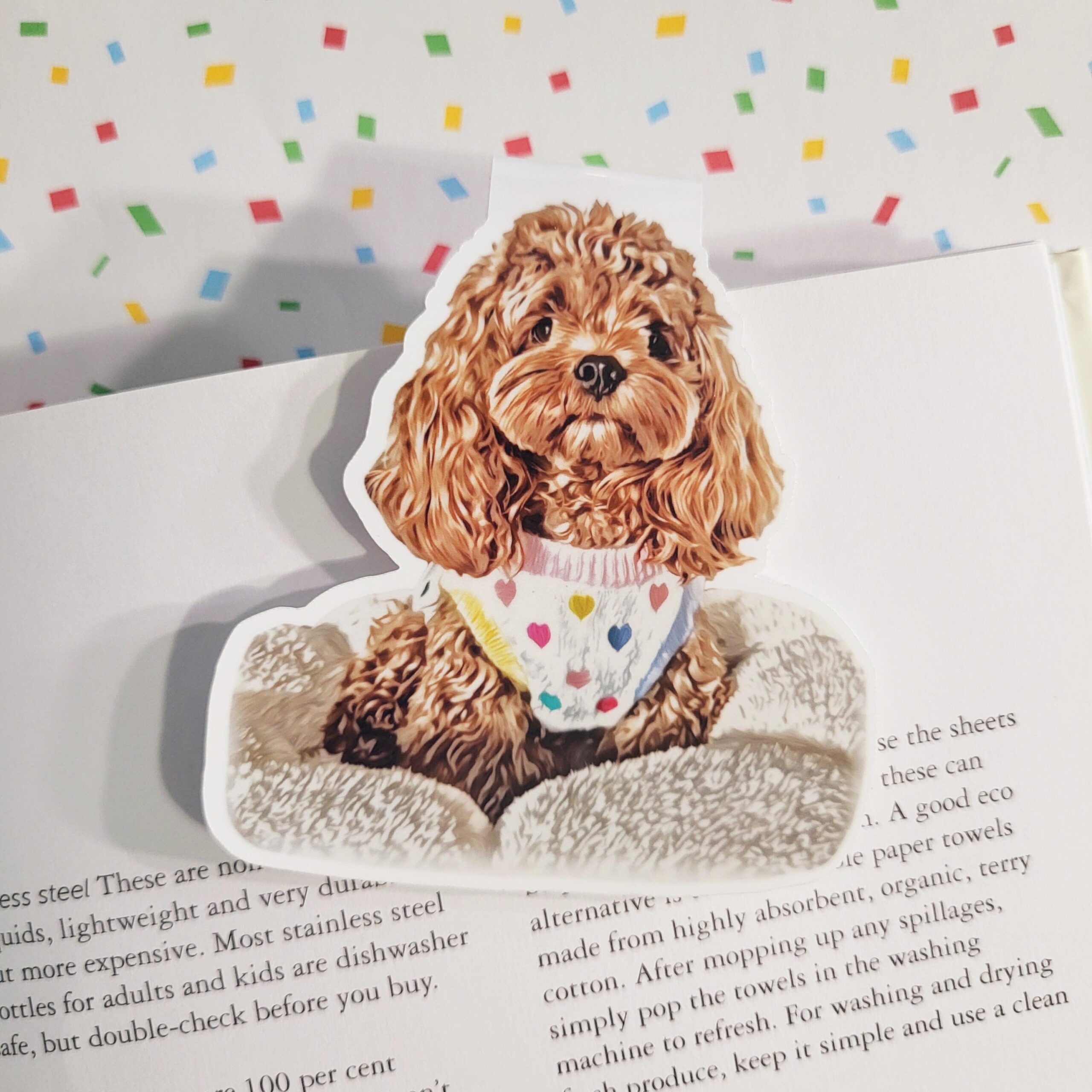 Custom Dog Photo Bookmarks, Personalized Magnetic Pet Bookmark, Custom Pet Bookmark, Book Accessories Gift for Reader - Image 4