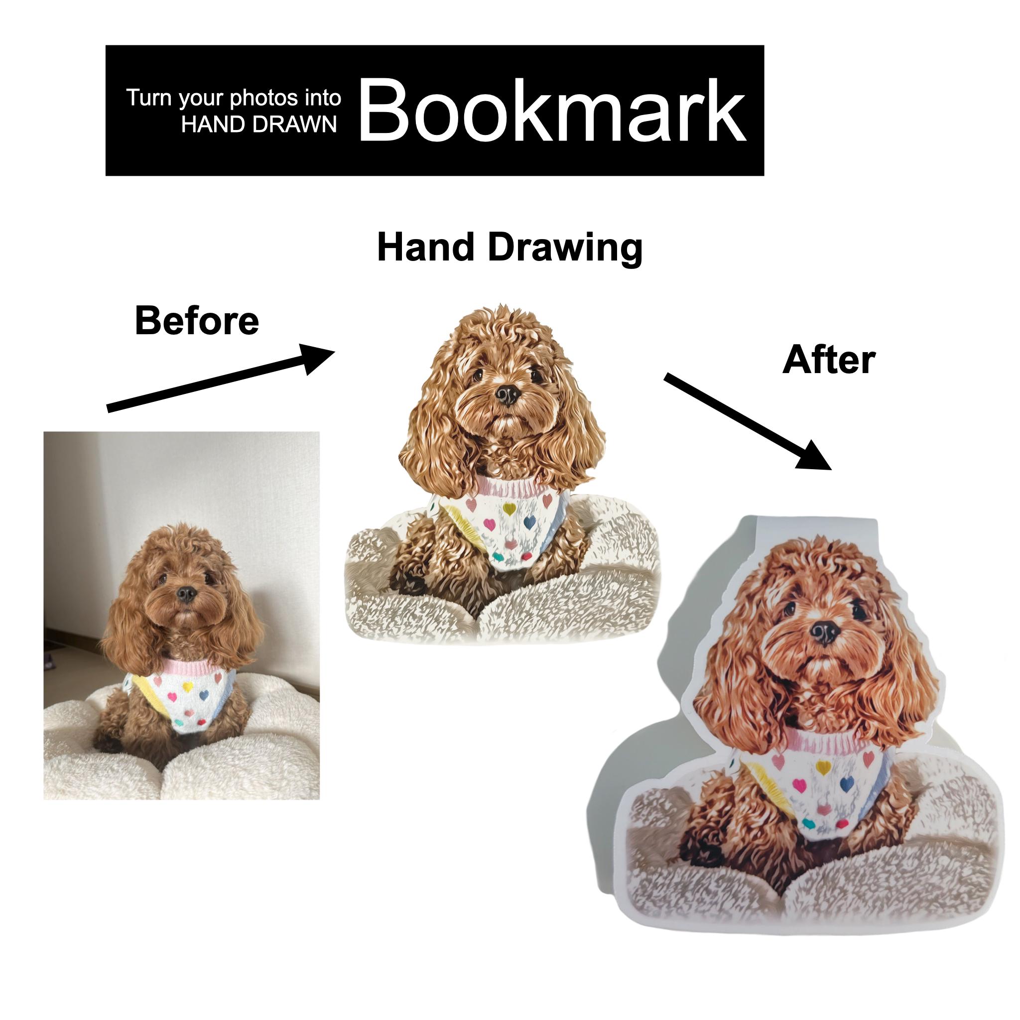 Custom Dog Photo Bookmarks, Personalized Magnetic Pet Bookmark, Custom Pet Bookmark, Book Accessories Gift for Reader - Image 5