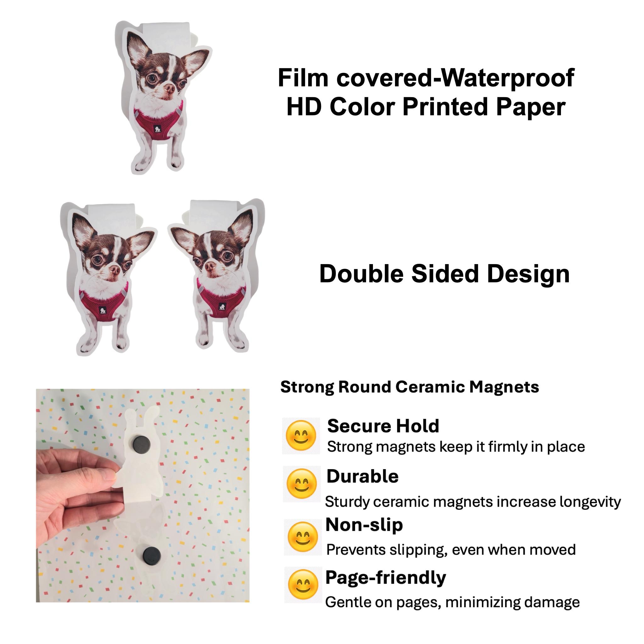 Custom Dog Photo Bookmarks, Personalized Magnetic Pet Bookmark, Custom Pet Bookmark, Book Accessories Gift for Reader - Image 9