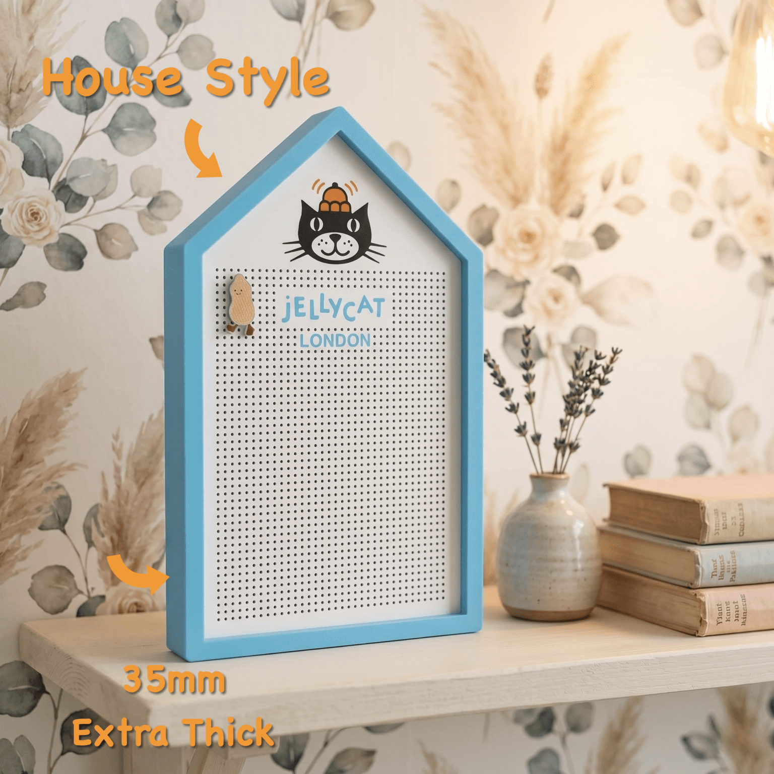 Custom Jellycat Pin Board | 35mm Extra-Thick | Self-Standing Pin Collector Organizer | Pin Badge Display Holder | Kid's Room Decor - Image 3