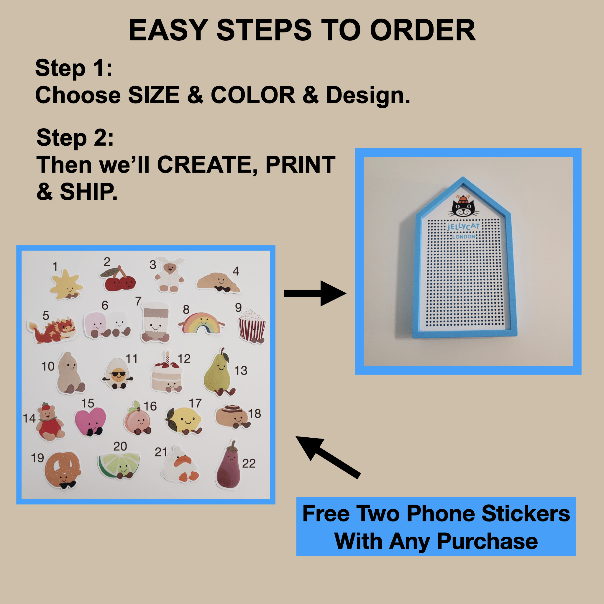 Custom Jellycat Pin Board | 35mm Extra-Thick | Self-Standing Pin Collector Organizer | Pin Badge Display Holder | Kid's Room Decor - Image 14