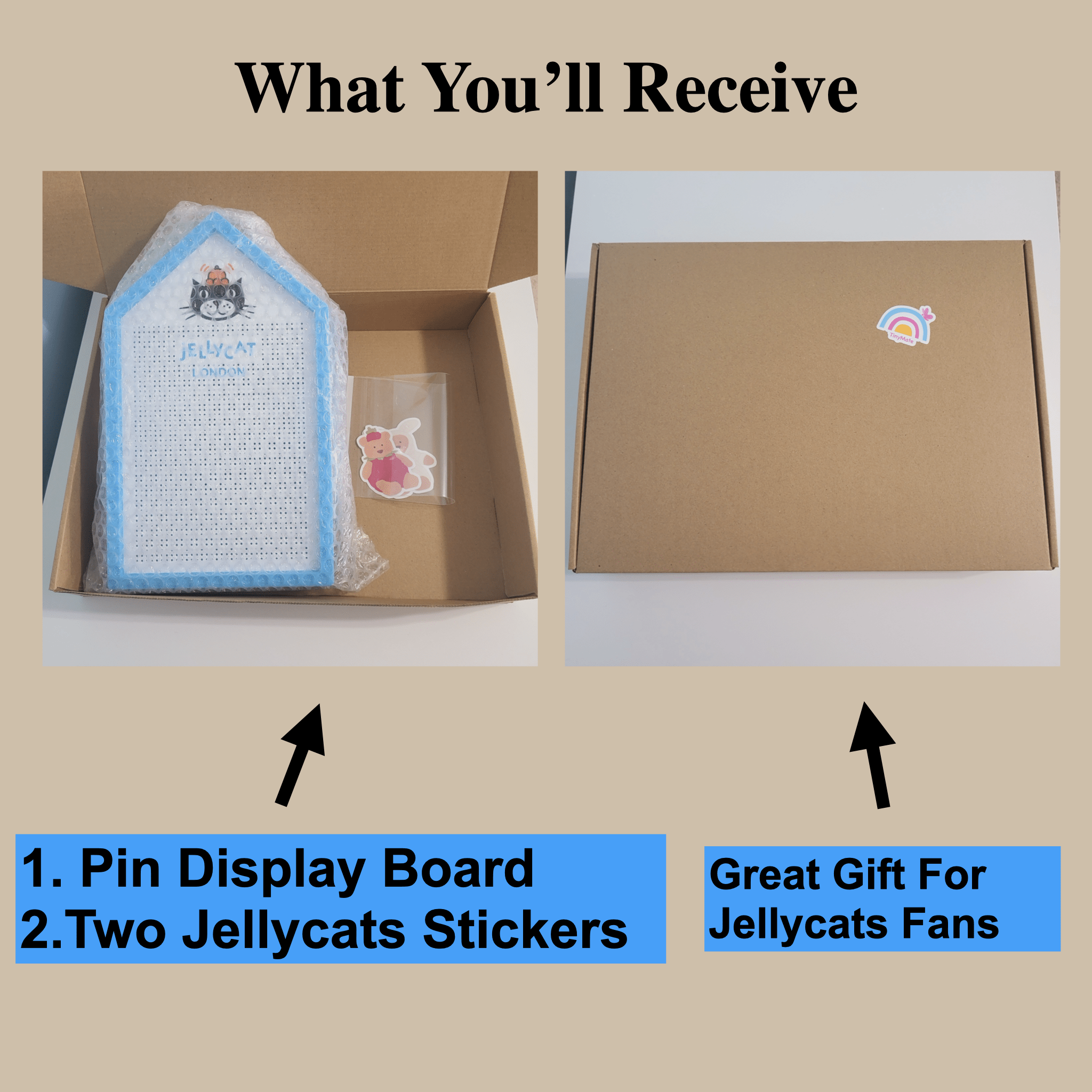 Custom Jellycat Pin Board | 35mm Extra-Thick | Self-Standing Pin Collector Organizer | Pin Badge Display Holder | Kid's Room Decor - Image 15