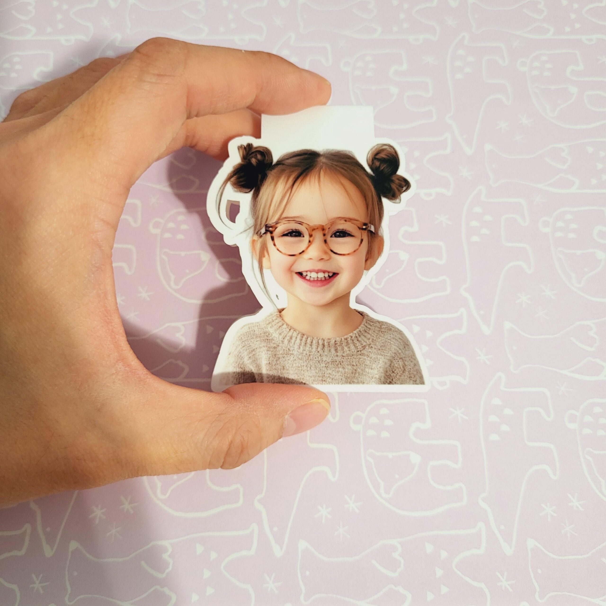 Personalized Photo Bookmark, Custom Face Bookmark, Magnetic Bookmark, Custom Bookmark, Gift for Grandparents, Book Gift, Gift for Mom - Image 8