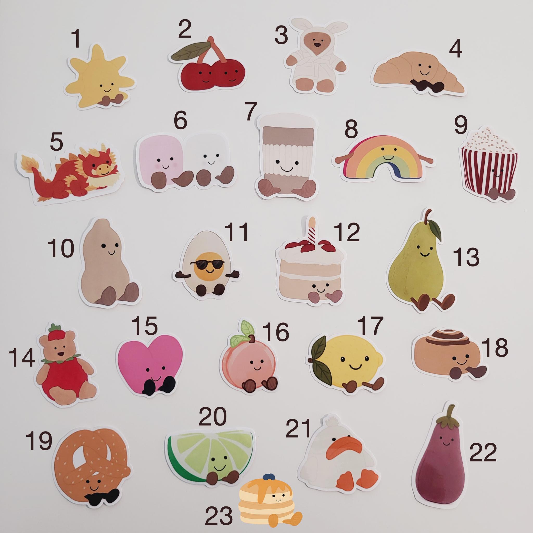 Cute Waterproof Vinyl Stickers for Phones, Laptops, Tablets, IPad, MacBook, Computer Decal, Water Bottle Sticker, Jellycats Fans Gifts - Image 13