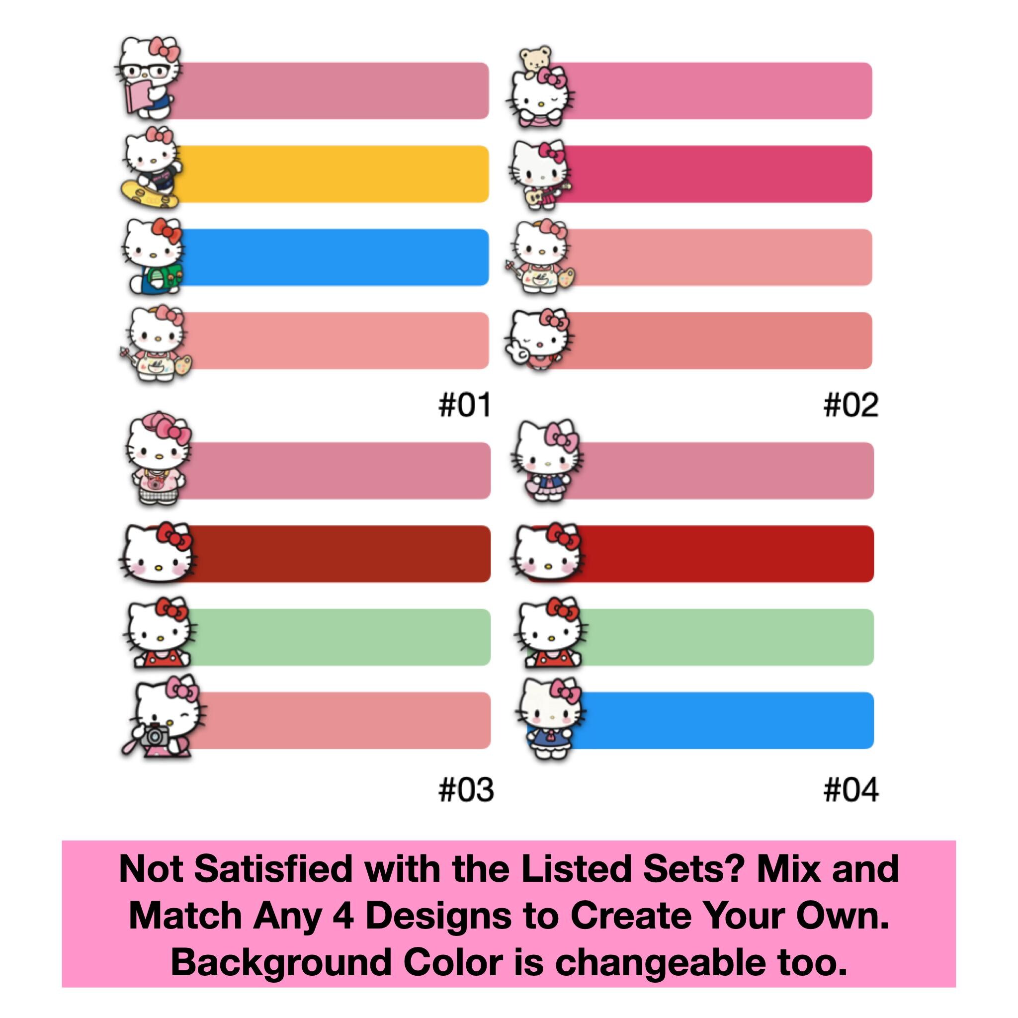 62 Pcs Kitty Waterproof Name Sticker,Daycare Label, School Supply Sticker, Personalized Gift Label, Kids Bottle Label - Image 8