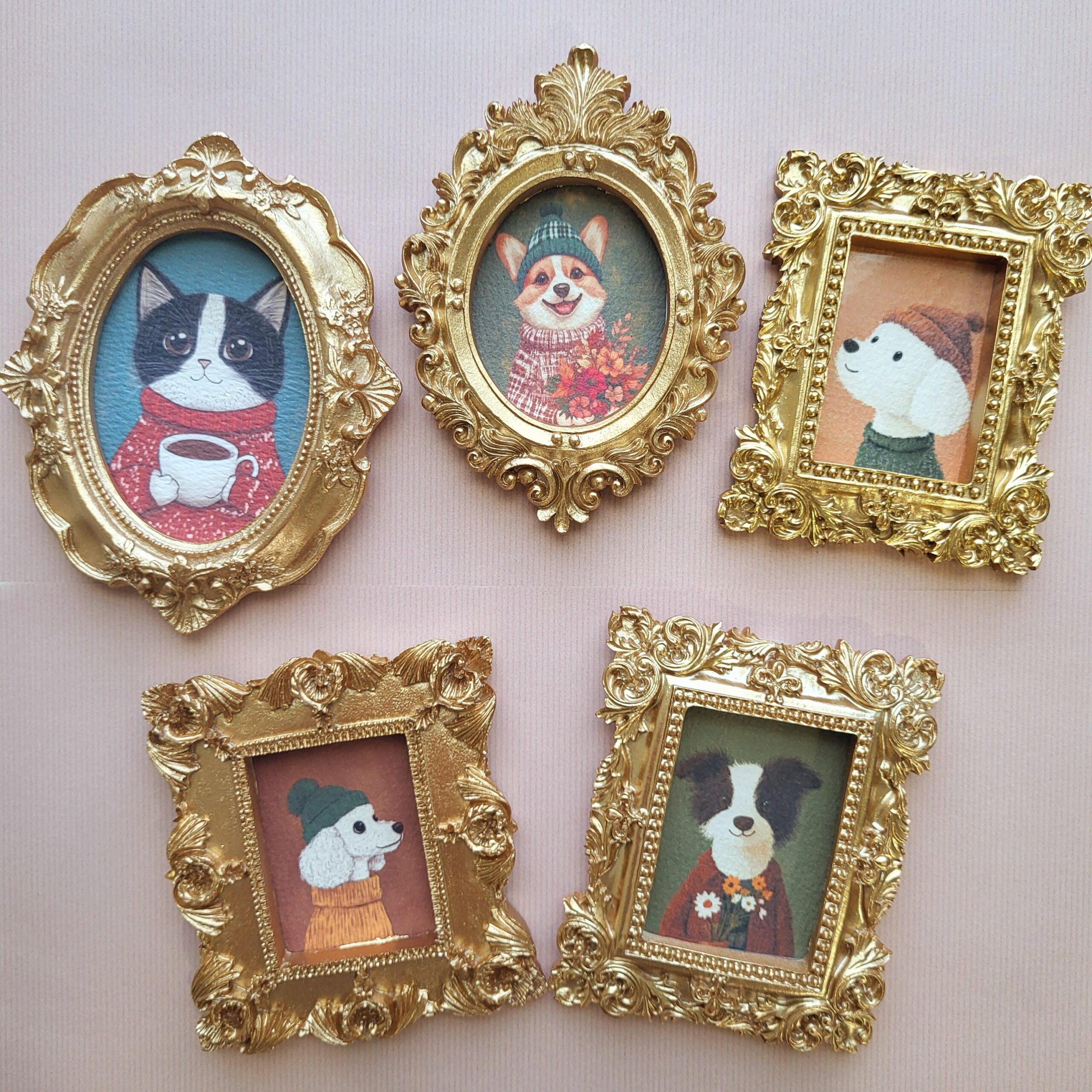 Custom Pet Fridge Magnet or Stand, Custom Pet Portraits, Gift for Pet Lover, Dog Paintings, Cat Paintings,Pet Memorial, Pet Birthday Gift - Image 3