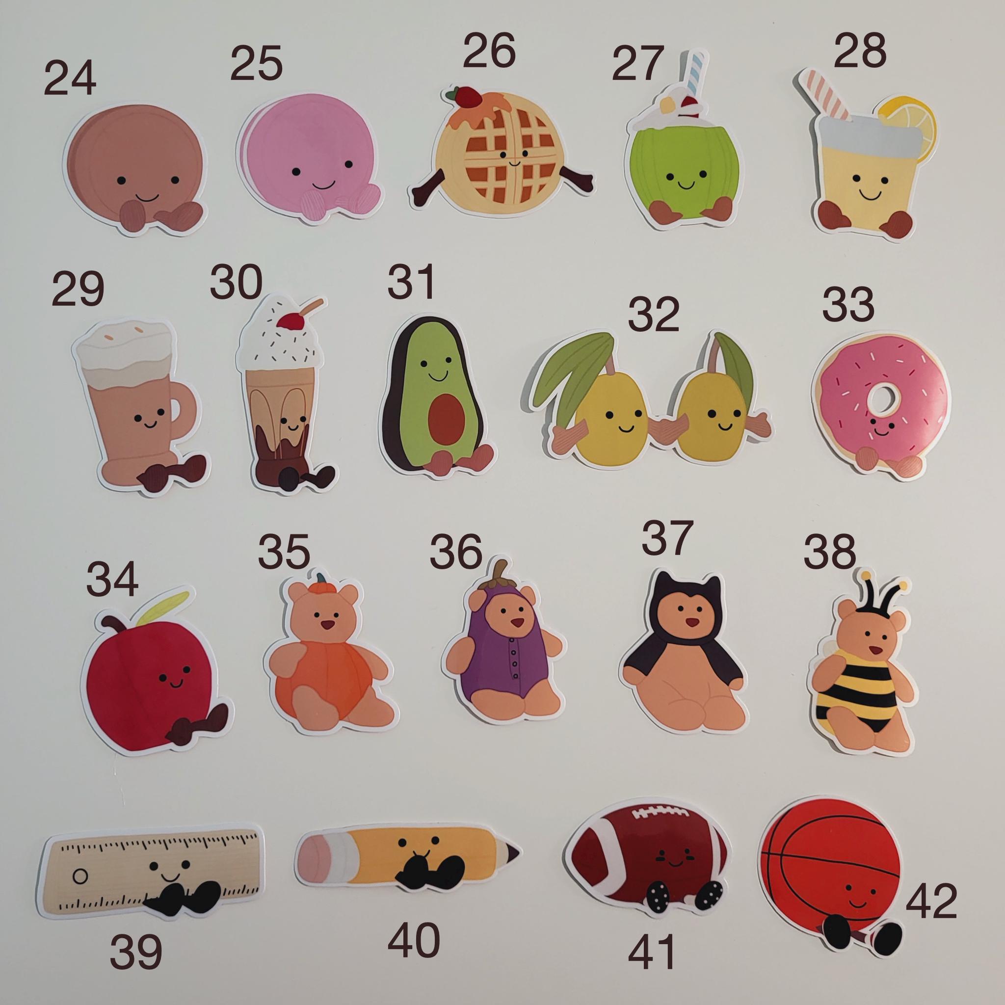 Cute Waterproof Vinyl Stickers for Phones, Laptops, Tablets, IPad, MacBook, Computer Decal, Water Bottle Sticker, Jellycats Fans Gifts - Image 14