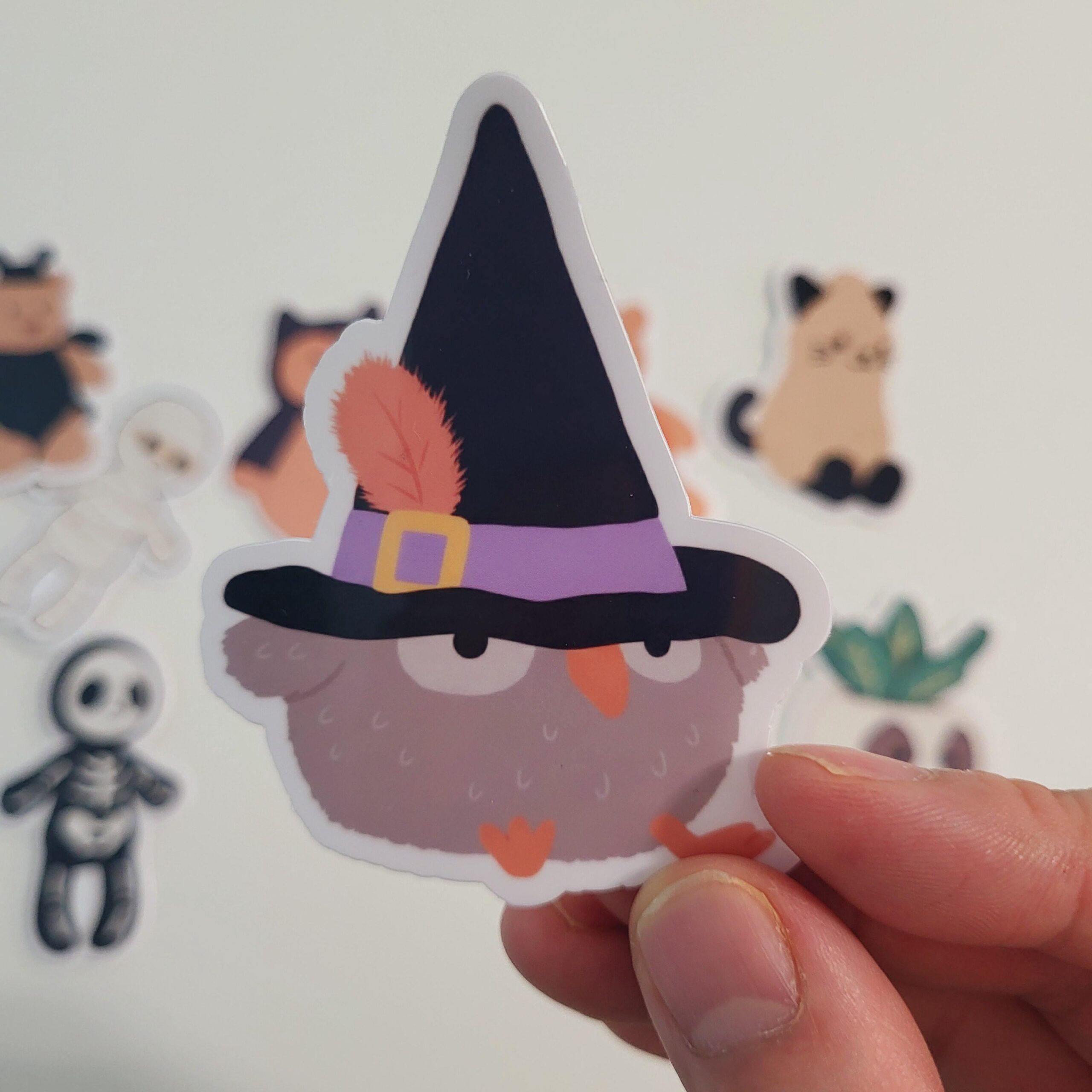 Halloween Theme Jellycat Style Stickers for Phones, Laptops, Tablets, IPad, MacBook, Computer Decal, Water Bottle Sticker, Jellycats Fans Gifts - Image 3