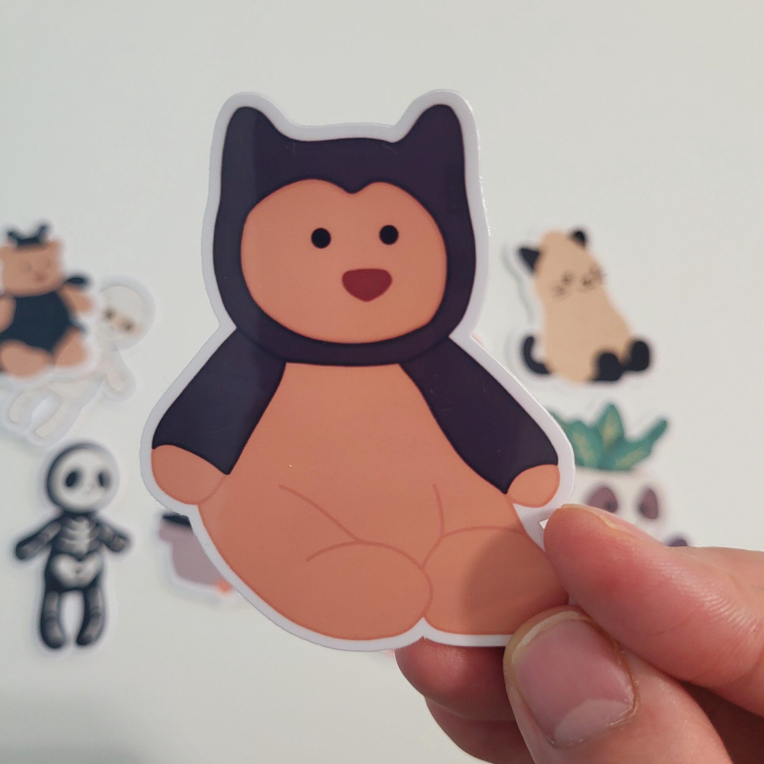 Halloween Theme Jellycat Style Stickers for Phones, Laptops, Tablets, IPad, MacBook, Computer Decal, Water Bottle Sticker, Jellycats Fans Gifts - Image 5