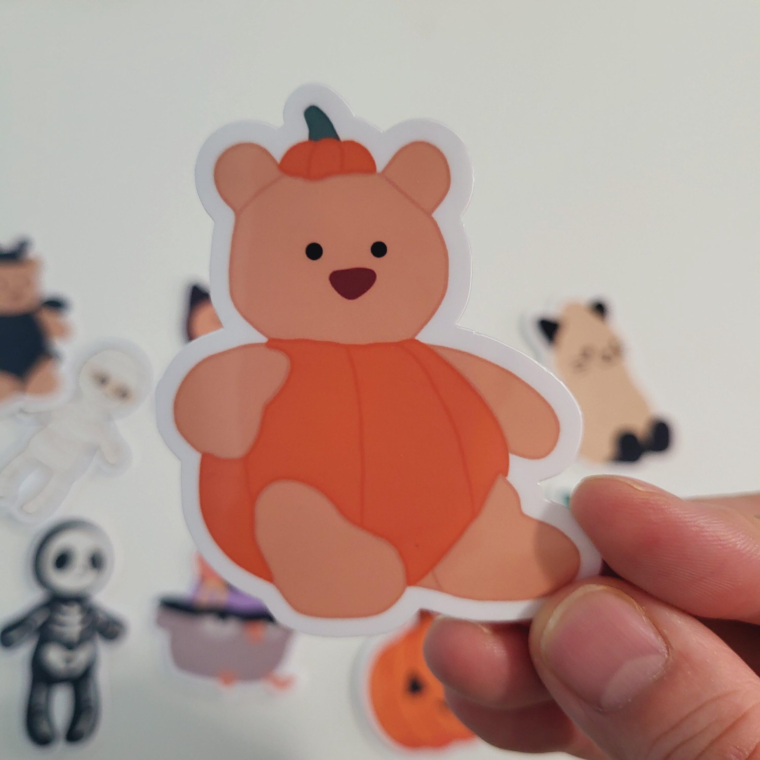 Halloween Theme Jellycat Style Stickers for Phones, Laptops, Tablets, IPad, MacBook, Computer Decal, Water Bottle Sticker, Jellycats Fans Gifts - Image 2