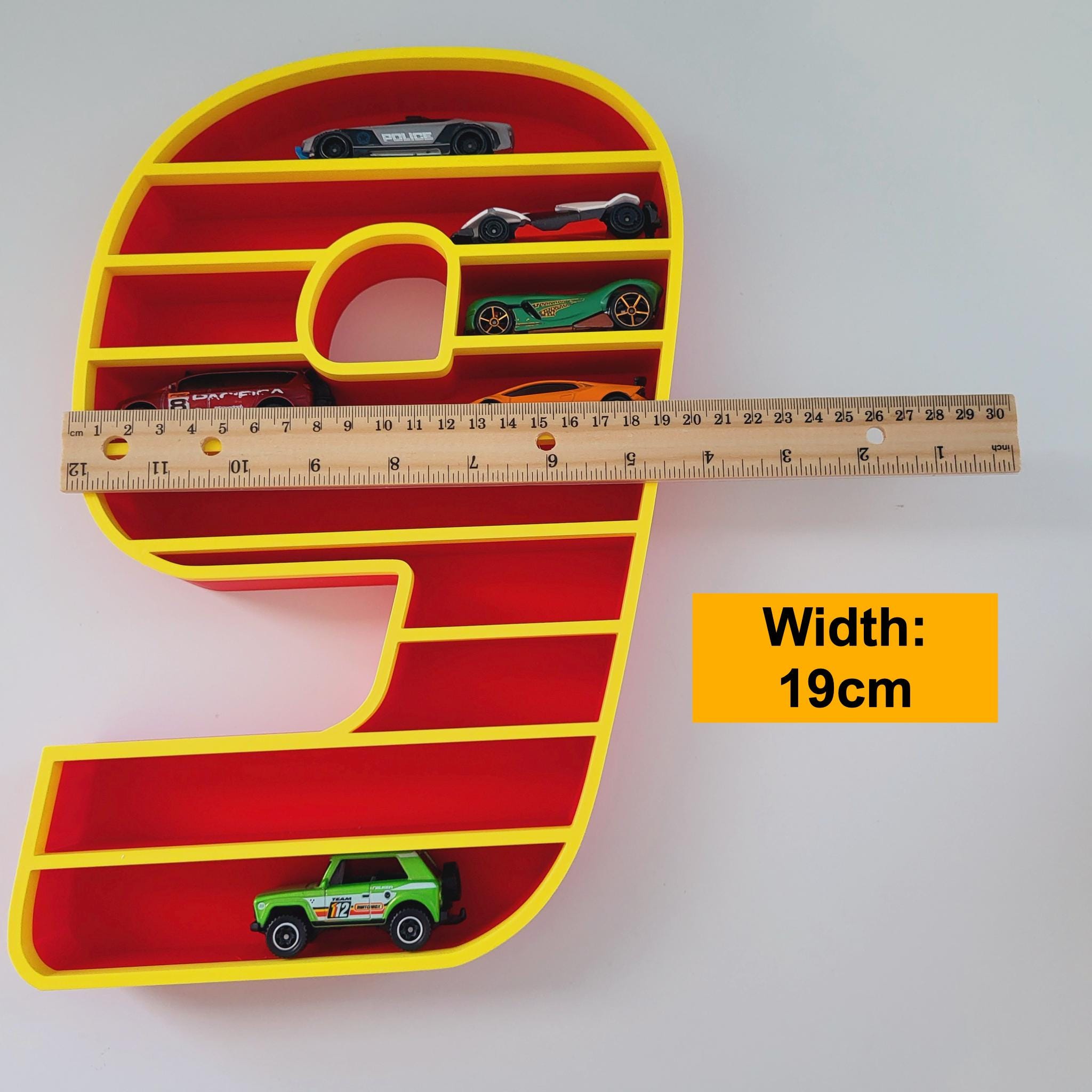 Lightning McQueen 95 Mini Car Display Shelf | Toy Car Storage | Mini Car Organizer | Mounted Car Rack | Boy Birthday Gift | Kid's Room Decor - Image 5