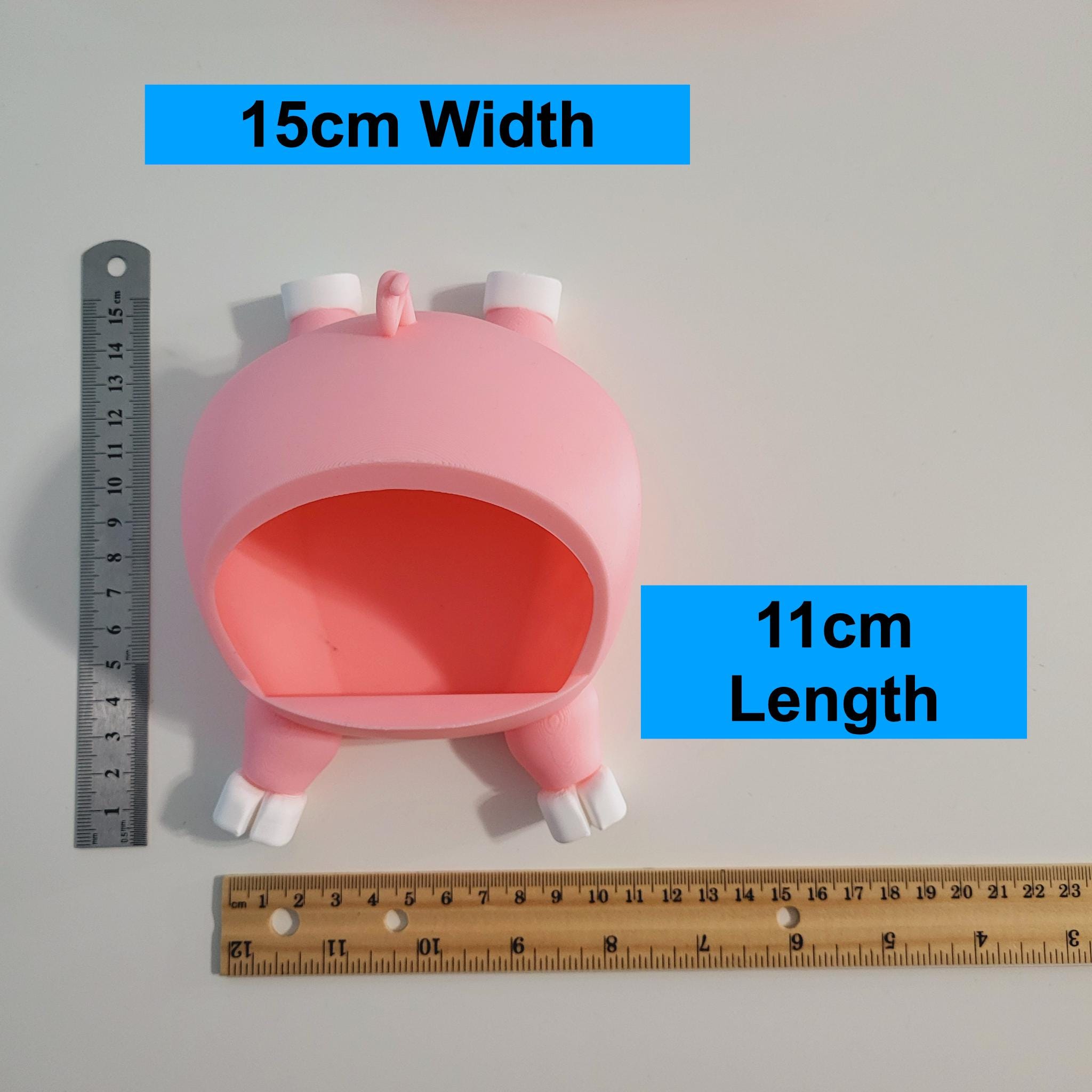 Pig Eyeglasses Holder | Phone Stand | Animal Desk Organizer | 3D Printed Desk Decor | Gift for Girlfriend |Office Gift for Coworker - Image 11