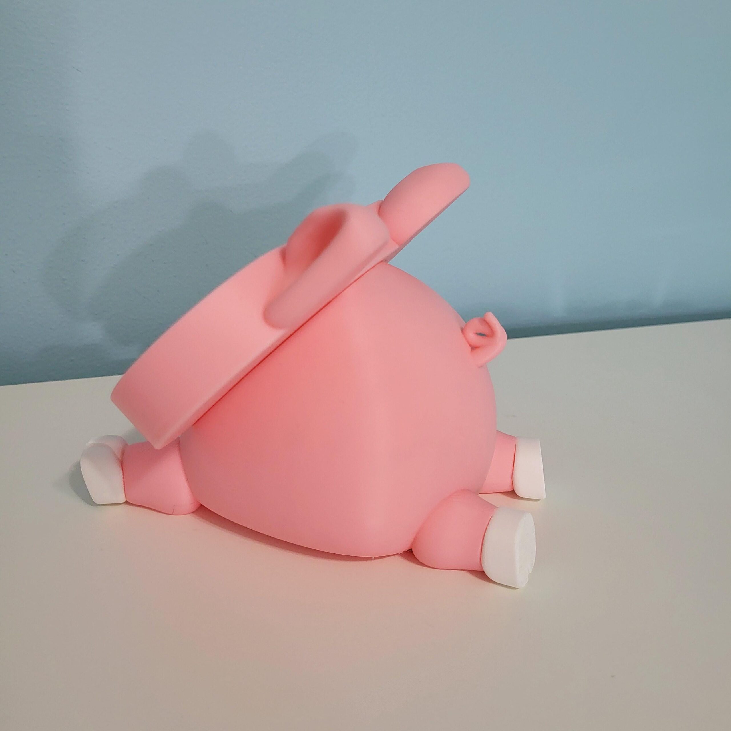 Pig Eyeglasses Holder | Phone Stand | Animal Desk Organizer | 3D Printed Desk Decor | Gift for Girlfriend |Office Gift for Coworker - Image 7