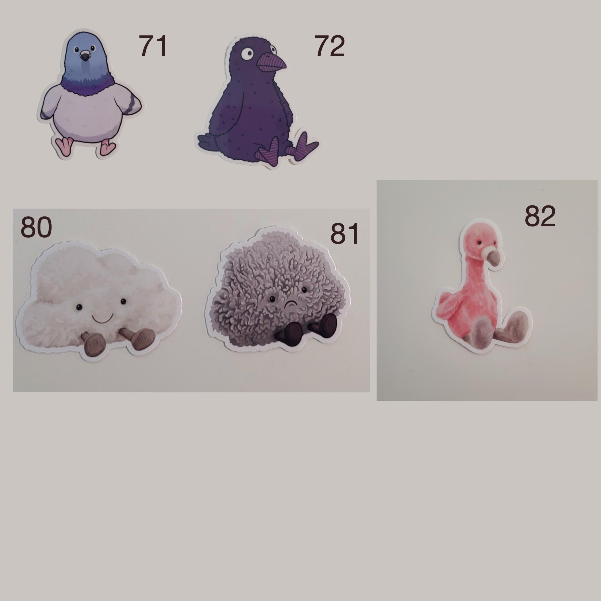 Cute Waterproof Vinyl Stickers for Phones, Laptops, Tablets, IPad, MacBook, Computer Decal, Water Bottle Sticker, Jellycats Fans Gifts - Image 17