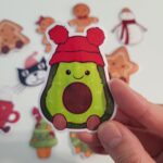 Christmas Theme Jellycat Style Stickers for Phones, Laptops, Tablets, IPad, MacBook, Computer Decal, Water Bottle Sticker, Jellycats Fans Gifts