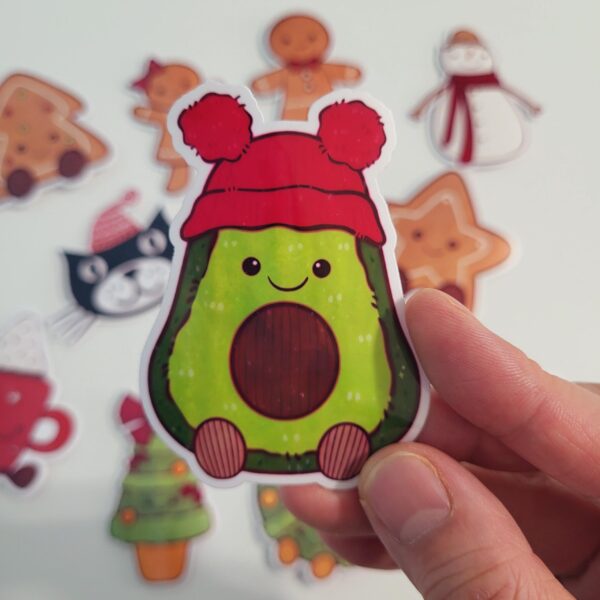 Christmas Theme Jellycat Style Stickers for Phones, Laptops, Tablets, IPad, MacBook, Computer Decal, Water Bottle Sticker, Jellycats Fans Gifts