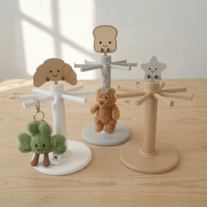 Jellycat Style Spinner Display Stand for Keychains