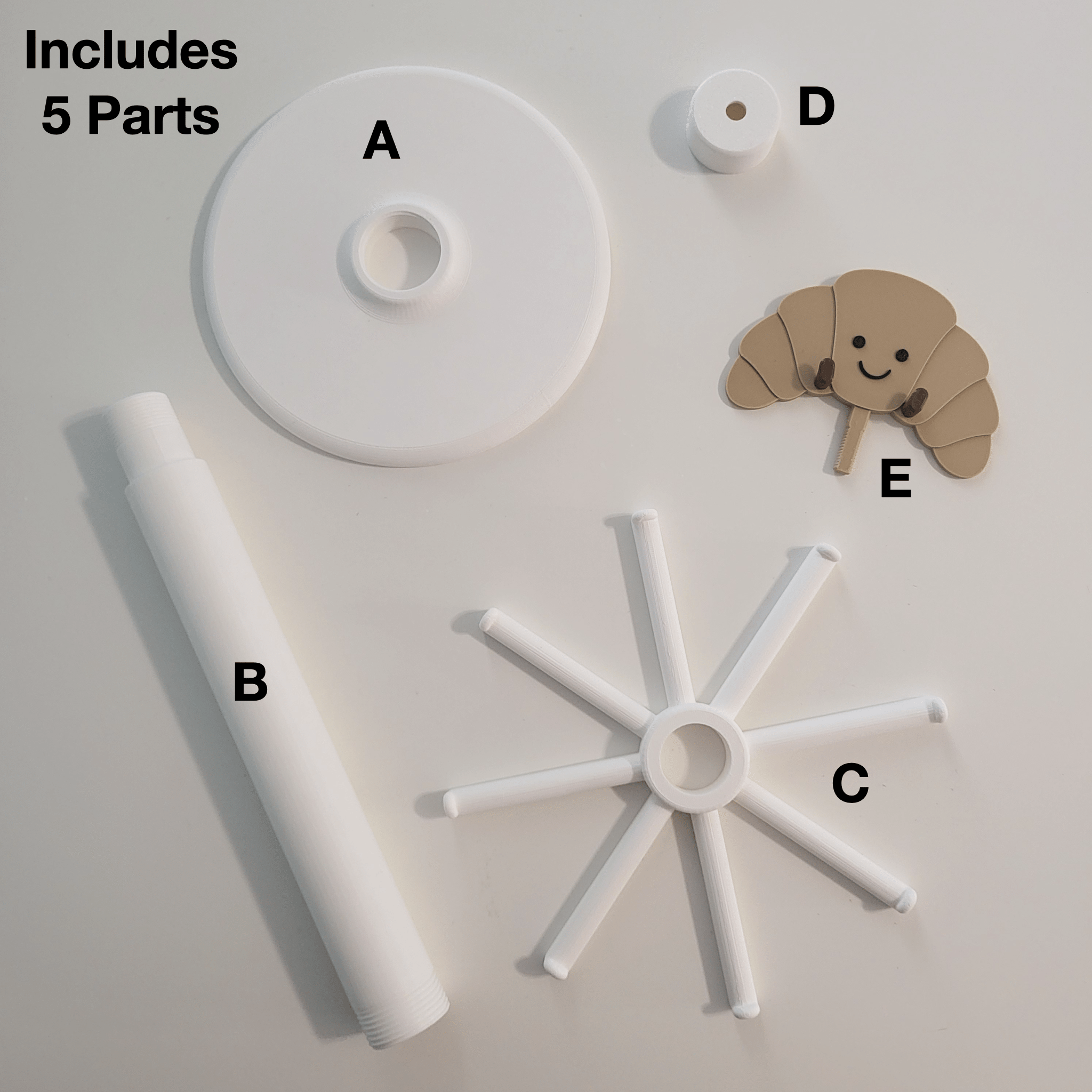 Jellycat Style Spinner Display Stand for Keychains| Desk Decor Organizer|Toy & Bag Charm Display|Gift for Jellycat Fans| Jellycat Collectors - Image 9