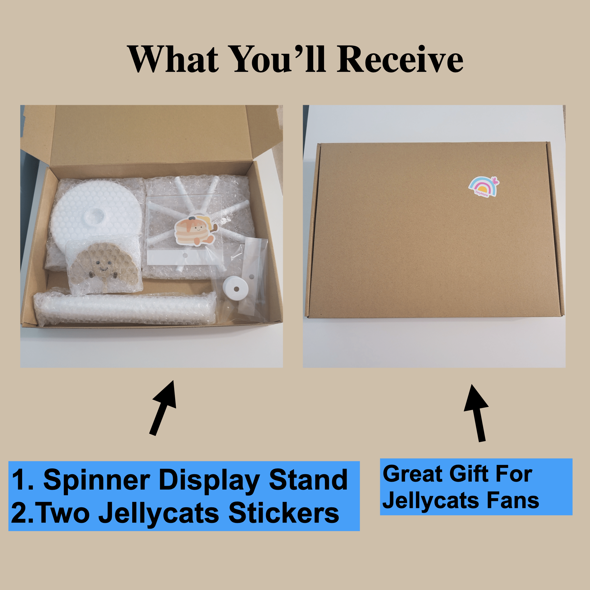 Jellycat Style Spinner Display Stand for Keychains| Desk Decor Organizer|Toy & Bag Charm Display|Gift for Jellycat Fans| Jellycat Collectors - Image 12