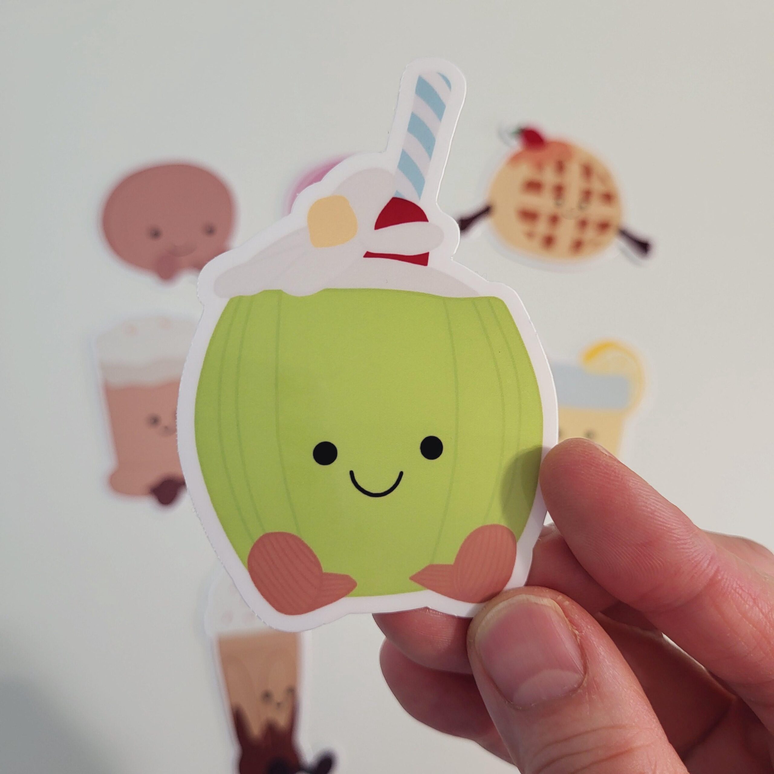 Jellycat Fruit & Veg Sticker, Dessert & Drinks Sheet for Phones, Laptops, Tablets, IPad, MacBook, Computer Decal, Water Bottle Sticker, Jellycats Fans Gifts - Image 15