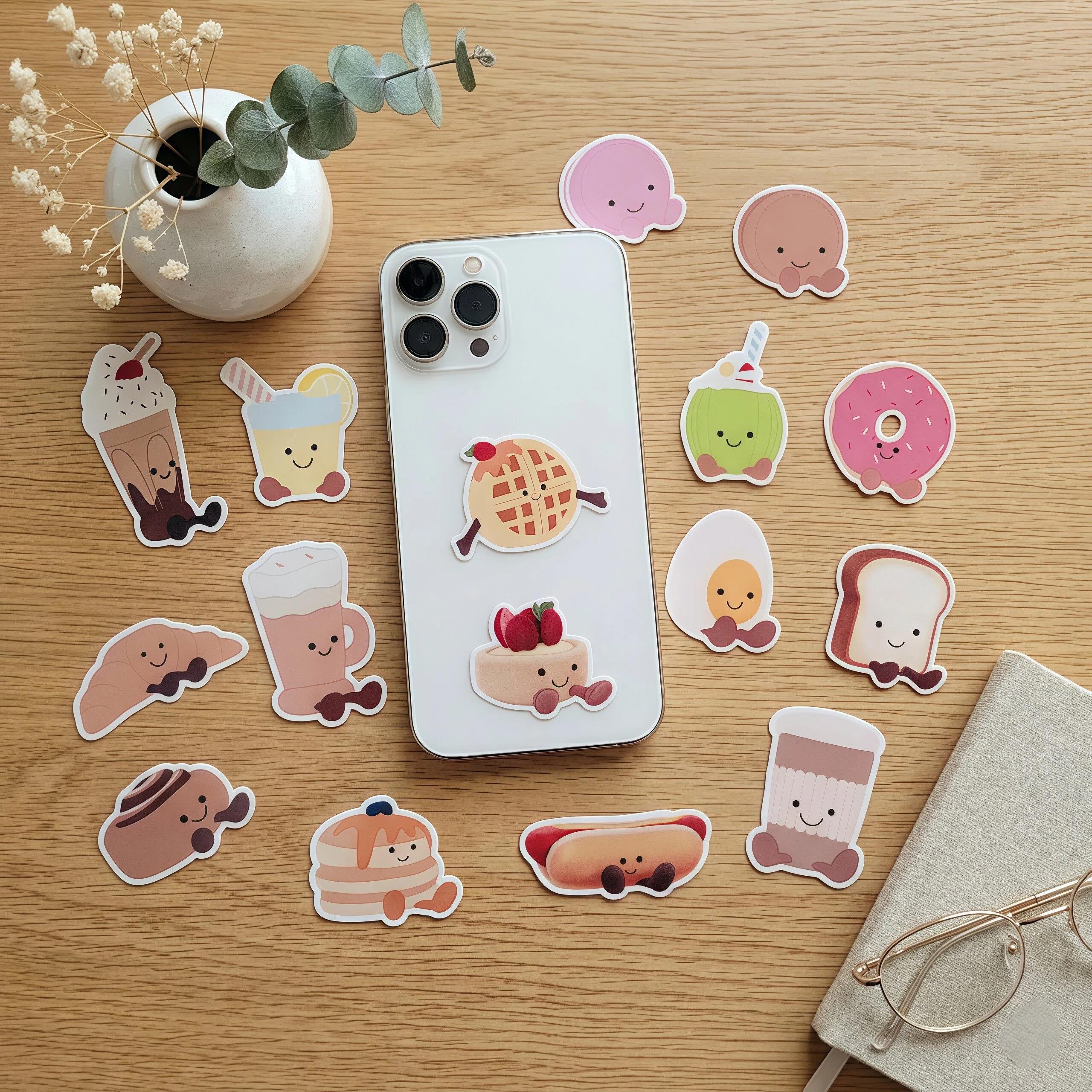 Jellycat Small Sticker Sheet for Phones, Laptops, Tablets, IPad, MacBook, Computer Decal, Water Bottle Sticker, Jellycats Fans Gifts - Image 3