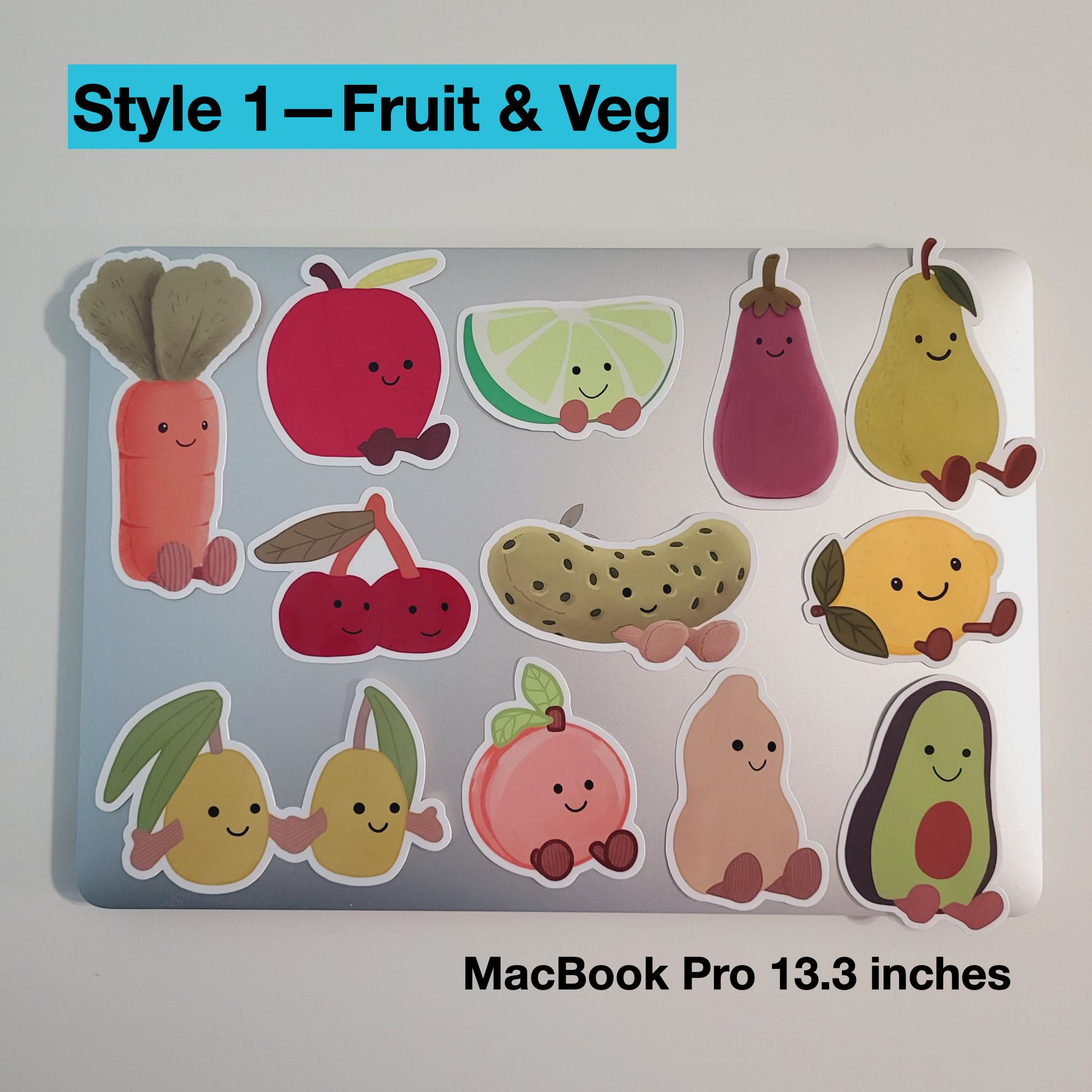 Jellycat Fruit & Veg Sticker, Dessert & Drinks Sheet for Phones, Laptops, Tablets, IPad, MacBook, Computer Decal, Water Bottle Sticker, Jellycats Fans Gifts - Image 16
