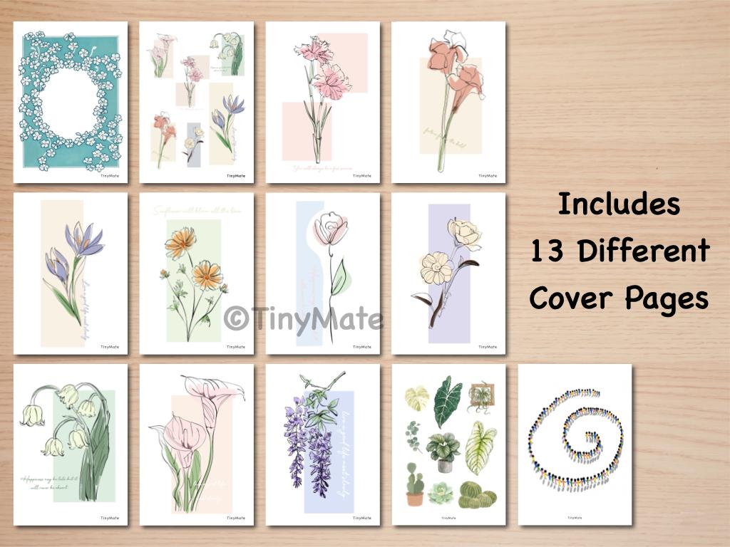 Undated Journal Bundles | Done-for-You Printable Digital Pages | A5/A4 Size/Us Letter | No Design Needed Daily Weekly Monthly Yearly - Image 3